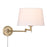 Golden Lighting Eleanor Articulating 1 Light Sconce, Black