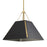 Golden Lighting Ranik 1-Light Pendant, Bronze/ Black