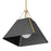 Golden Lighting Ranik 1-Light Pendant, Bronze/ Black