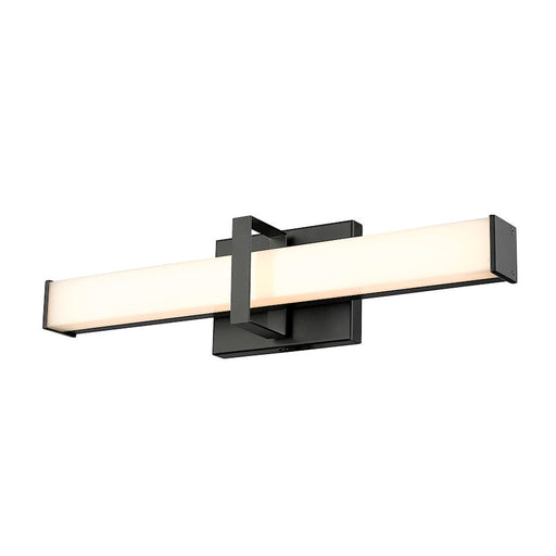 Golden Lighting Elon 19" LED Bath Bar, Matte Black/Opal Glass - 5623-B19BLK-OP