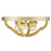 Golden Lighting Saxon Flush Mount, Olympic Gold