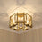 Golden Lighting Marco 4 Light Flush Mount