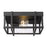 Golden Lighting Tribeca 2 Light Outdoor Flush Mount, Black