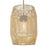 Golden Lighting Seabrooke 1 Light Outdoor Pendant, Natural Black - 6073-O1PNB-SS