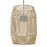 Golden Lighting Seabrooke 1 Light Outdoor Pendant, Natural Black