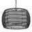 Golden Lighting Everly 4-Light Pendant, Black/Black