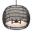 Golden Lighting Everly 4-Light Pendant, Black/Black