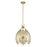 Golden Lighting Cay 3-Light Pendant, Vintage Fired Gold - 6930-3PVFG