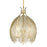 Golden Lighting Cay 3-Light Pendant, Vintage Fired Gold