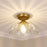 Golden Lighting Audra 1-Light Semi Flush Mount