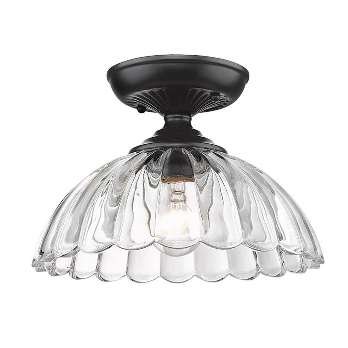 Golden Lighting Audra 1-Light Semi Flush Mount