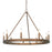 Golden Lighting Carraway 9 Light Chandelier, Copper Patina