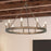 Golden Lighting Carraway 9 Light Chandelier, Copper Patina