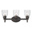 Golden Lighting Parrish 3 Light Bath, Rubbed Bronze/Seeded - 8001-BA3RBZ-SD