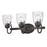 Golden Lighting Parrish 3 Light Bath, Rubbed Bronze/Seeded