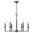 Golden Lighting Ellyn 6 Light Chandelier, Matte Black