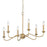 Golden Lighting Tierney 6 Light Pendant, Brushed Bronze