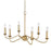 Golden Lighting Tierney 6 Light Pendant, Brushed Bronze