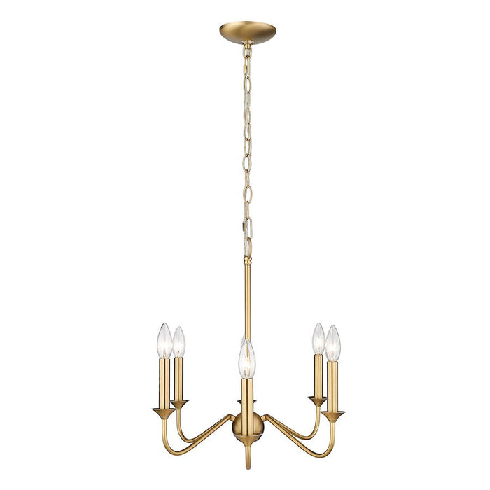 Golden Lighting Tierney 6 Light Pendant, Brushed Bronze