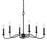 Golden Lighting Tierney Linear Pendant, Matte Black