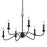 Golden Lighting Tierney Linear Pendant, Matte Black