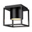 Golden Lighting Desmond 7" Flush Mount, Black/ Black - 9092-FM7BLK-BLK