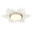 Golden Lighting Kieran 1-Light Flush Mount, White Gold/Opal - 9126-FM18WG-OP