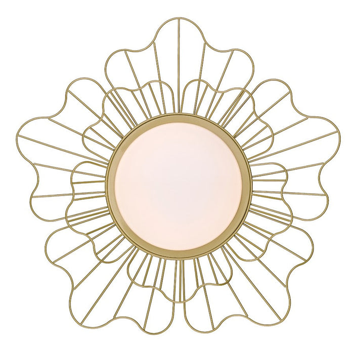 Golden Lighting Yasmin 1 Light Flush Mount