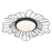 Golden Lighting Yasmin 1 Light Flush Mount, Natural Black/Opal - 9132-FM24NB-OP