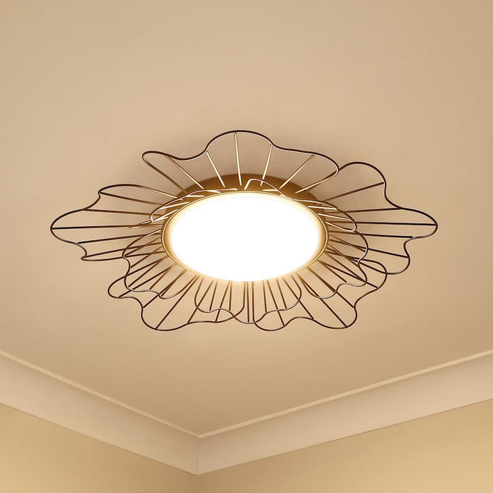 Golden Lighting Yasmin 1 Light Flush Mount