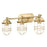 Golden Lighting Seaport 3 Light Bath Vanity, Bronze