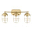 Golden Lighting Seaport 3 Light Bath Vanity, Bronze