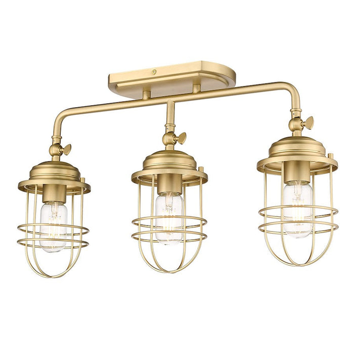 Golden Lighting Seaport 3 Light Bath Vanity, Bronze