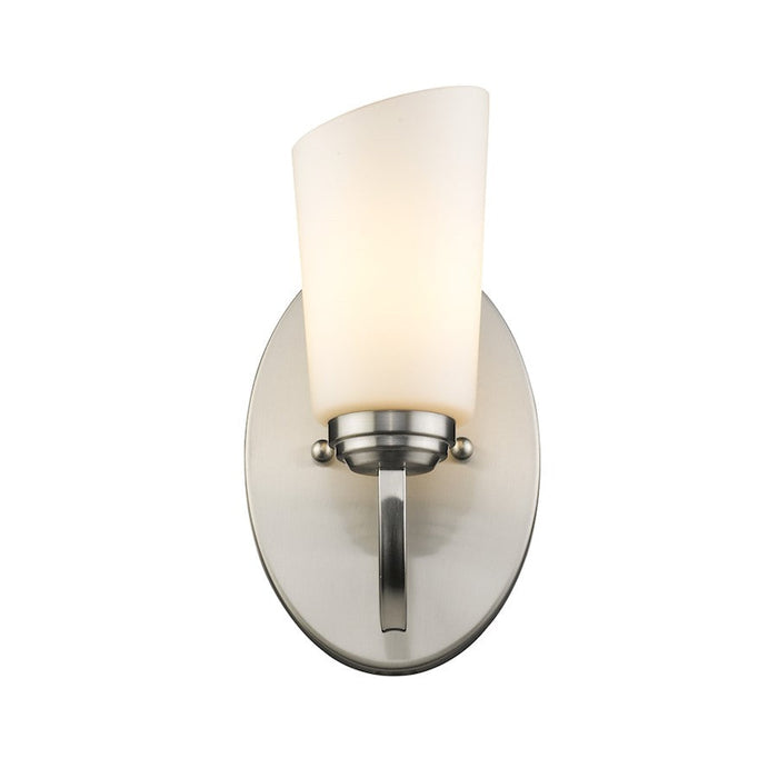 Golden Lighting Dorset 1 Light Wall Sconce, Pewter/Opal - GAEH-BA1