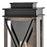 Hinkley Lighting Montecito Outdoor 1 Light Wall, Black/Clear