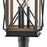 Hinkley Lighting Montecito Outdoor 3-LT Post/Pier, Black/Clear