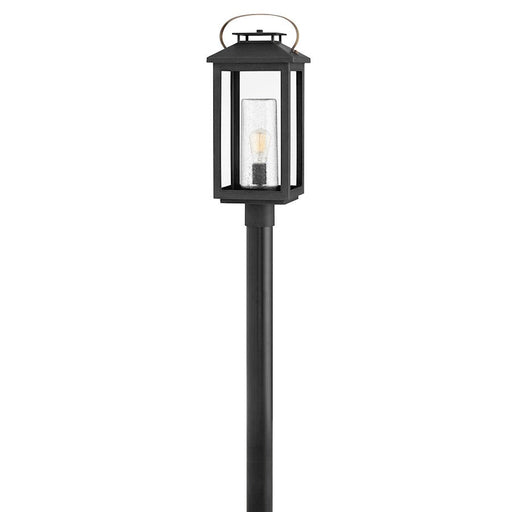 Hinkley Lighting Atwater Outdoor 1-LT Post/Pier, Black/Clear - 1161BK-LL