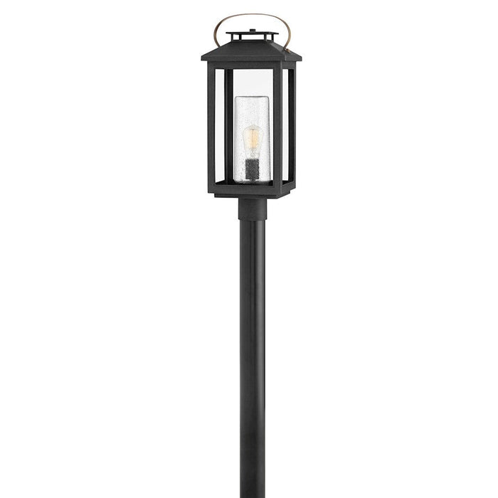 Hinkley Lighting Atwater Outdoor 1-LT Post/Pier, Black/Clear - 1161BK-LL