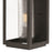 Hinkley Lighting Atwater Outdoor 1 Light Wall, Black/Clear