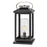 Hinkley Lighting Atwater 1 Light Outdoor Pier Mount, Black/Seedy - 1167BK-LV