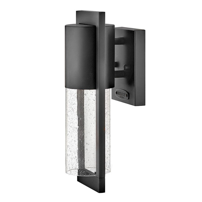 Hinkley Lighting Shelter 1 Light Outdoor XS Wall Mount, Black/Seed - 1327BK-LL