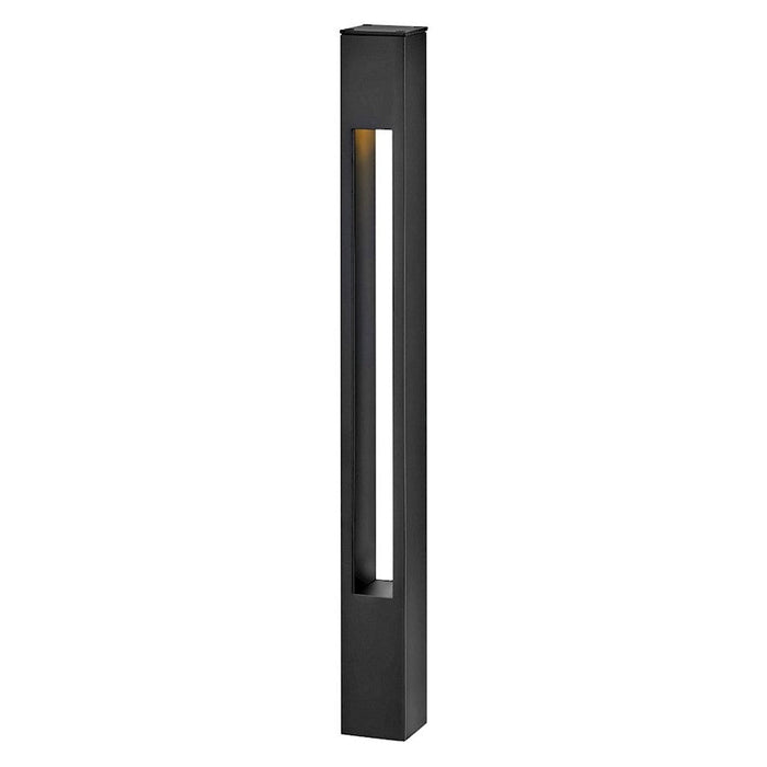 Hinkley Lighting Atlantis 1 Light Square 2" Bollard, SBK/Etched - 15502SK