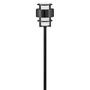Hinkley Lighting Saturn 1 Light LED Path Light, SBK/Etched Opal - 1579SK-LL