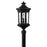 Hinkley Lighting Raley 4 Light Post Mount, Museum Black/Clear Water - 1601MB-LV