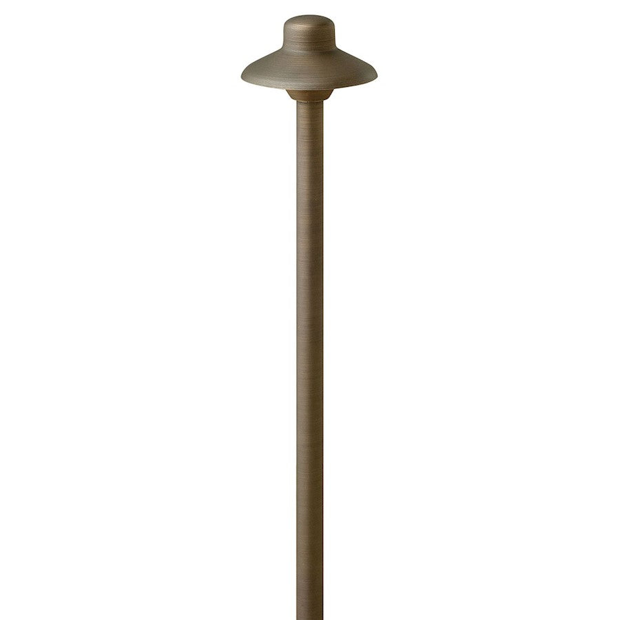 Hinkley Lighting Hardy Island 1 Light Path, Bronze/Frosted - 16055MZ-LL