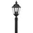 Hinkley Lighting Edgewater 3 Light Outdoor Post Mount, Black/Seedy - 1671BK-LV