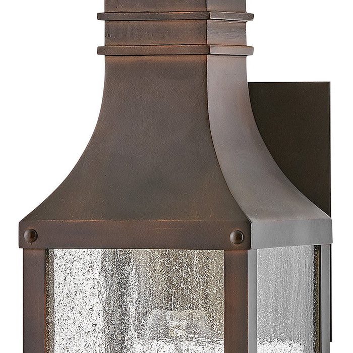 Hinkley Lighting Beacon Hill Outdoor Wall Mount, Copper/Clear