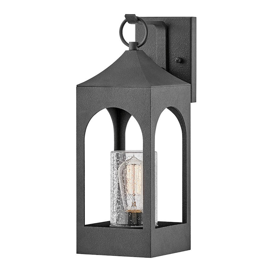 Hinkley Lighting 18080 Amina Outdoor 1-LT Wall, Distressed Zinc/Clear - 18080DSZ