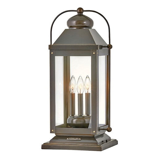Hinkley Lighting Anchorage 3 Light Pier Mount, Light Bronze/Seed - 1857LZ-LV