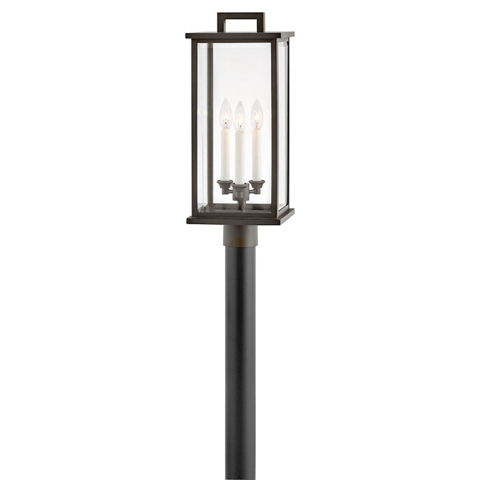 Hinkley Lighting Weymouth Outdoor 3-LT Post/Pier, Bronze/Clear - 20011OZ